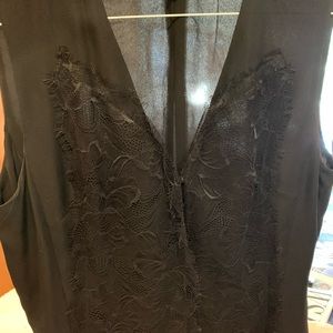 Anne Klein sheer vest.